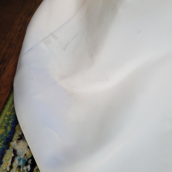 NWT David's Bridal Michaelangelo Strapless Beaded White Wedding Dress, Size 4 - Picture 9 of 13